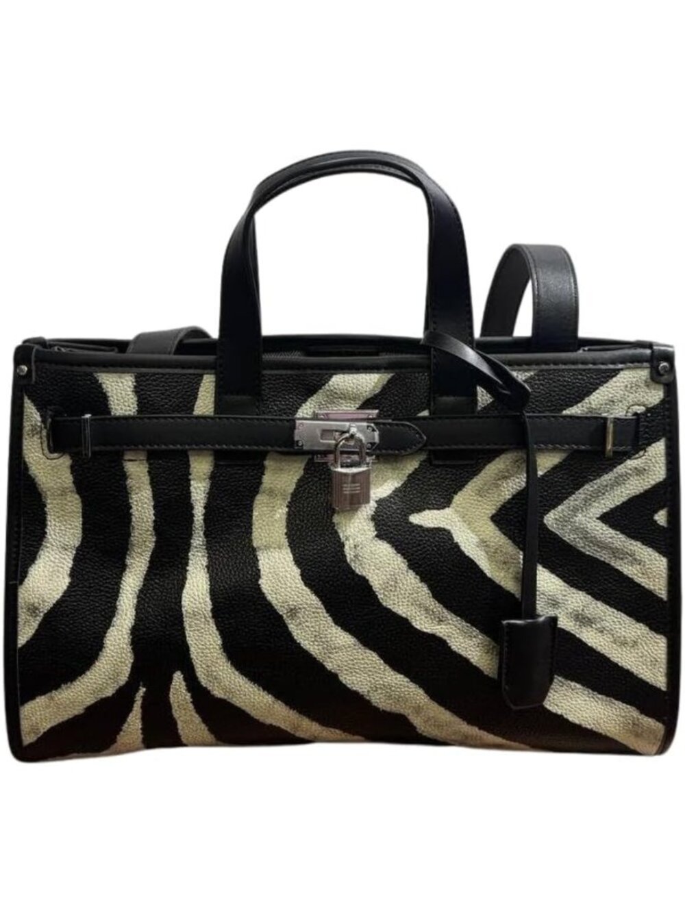 Chic 2-in-1 Textured Vegan Leather Tote Bag Set - Stylish & Versatile Handbag